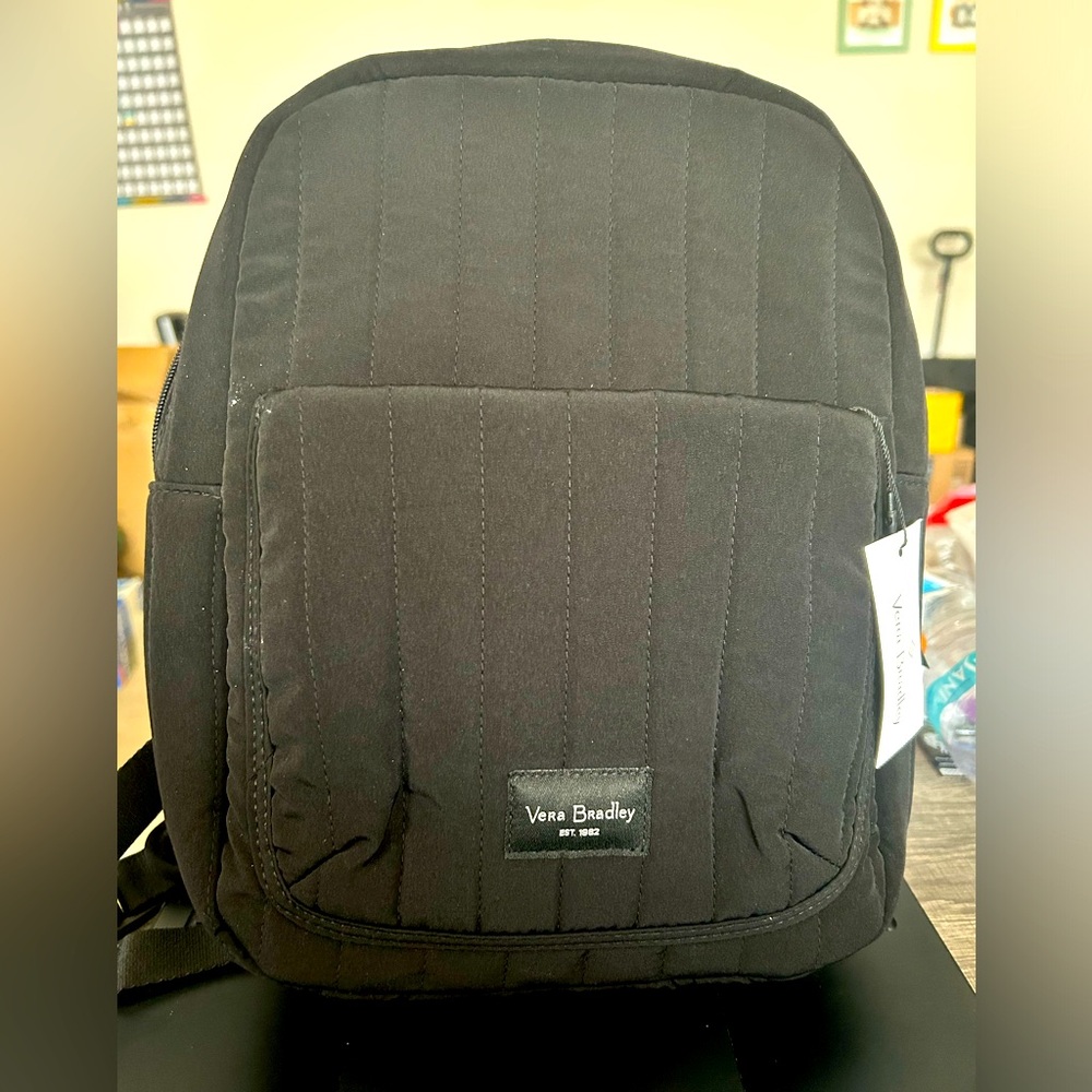 Black Vera Bradley Mini Backpack